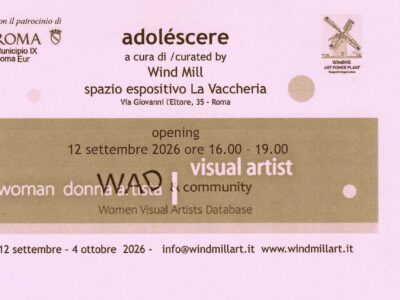 A 123-woman exhibit located in Rome on the subject of Adolescence.